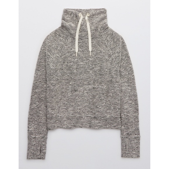 NWOT Aerie Offline Snowday Set TOP ONLY | Matching Mockneck Sweatshirt - Picture 1 of 7